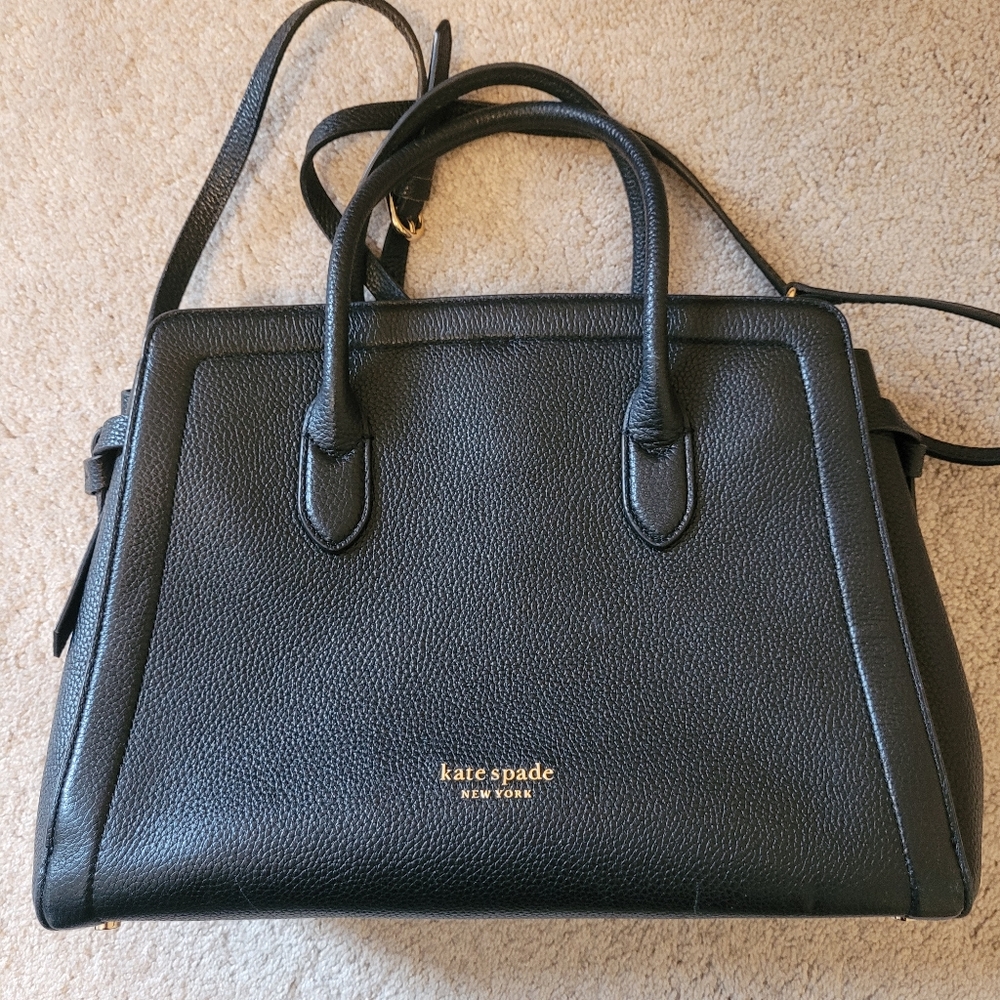 Black Kate Spade New York Knott tote
